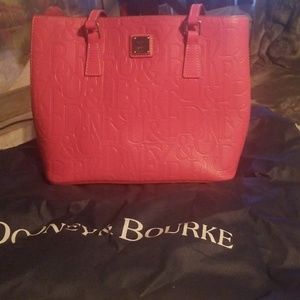 Dooney and Bourke embossed emblem bag